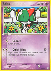 Ralts EX Delta Species Pokemon Card