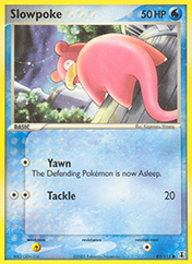 Slowpoke EX Delta Species Pokemon Card