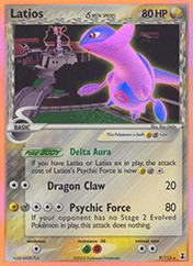 Latios δ EX Delta Species Pokemon Card