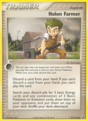 Holon Farmer EX Delta Species Pokemon Card