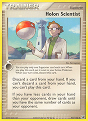 Holon Scientist EX Delta Species Pokemon Card