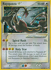 Rayquaza Star EX Deoxys Pokemon Card