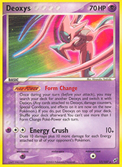 Deoxys EX Deoxys Pokemon Card