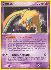 Deoxys EX Deoxys Card List