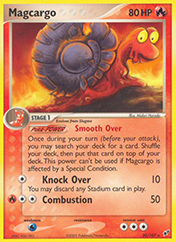 Magcargo EX Deoxys Pokemon Card
