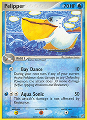 Pelipper EX Deoxys Pokemon Card