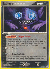 Sableye EX Deoxys Pokemon Card