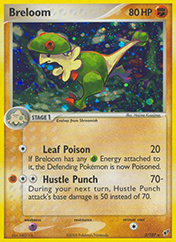 Breloom EX Deoxys Pokemon Card