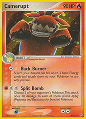 Camerupt EX Deoxys Pokemon Card