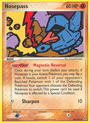 Nosepass EX Deoxys Pokemon Card
