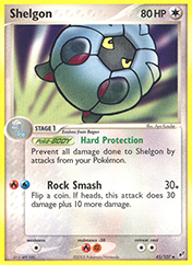 Shelgon EX Deoxys Pokemon Card