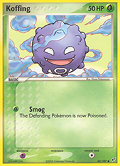Koffing EX Deoxys Pokemon Card