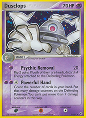 Dusclops EX Deoxys Card List