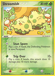 Shroomish EX Deoxys Pokemon Card