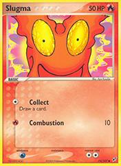 Slugma EX Deoxys Pokemon Card