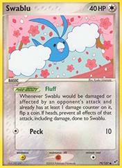 Swablu EX Deoxys Pokemon Card
