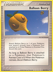 Balloon Berry EX Deoxys Pokemon Card