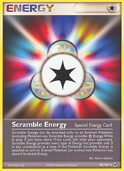 Scramble Energy EX Deoxys Pokemon Card