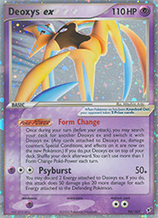 Deoxys ex EX Deoxys Pokemon Card