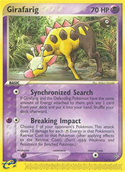 Girafarig EX Dragon Card List