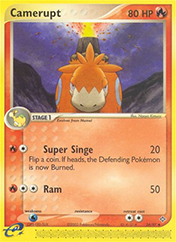 Camerupt EX Dragon Pokemon Card