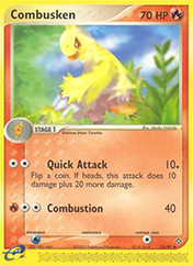 Combusken EX Dragon Pokemon Card