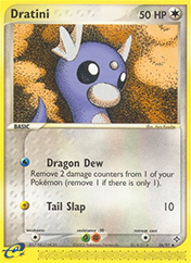 Dratini EX Dragon Pokemon Card