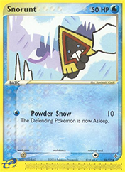 Snorunt EX Dragon Pokemon Card