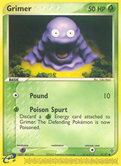 Grimer EX Dragon Pokemon Card