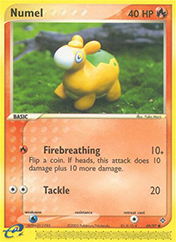Numel EX Dragon Pokemon Card
