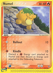 Numel EX Dragon Pokemon Card