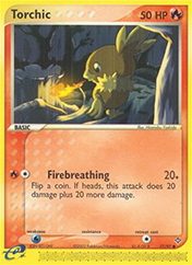Torchic EX Dragon Pokemon Card