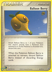 Balloon Berry EX Dragon Pokemon Card