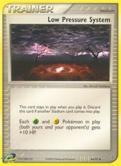 Low Pressure System EX Dragon Pokemon Card