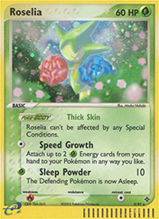 Roselia EX Dragon Pokemon Card