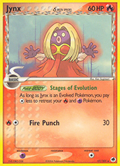 Jynx δ EX Dragon Frontiers Pokemon Card