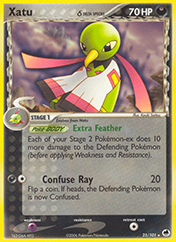 Xatu δ EX Dragon Frontiers Pokemon Card