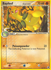 Bayleef δ EX Dragon Frontiers Pokemon Card
