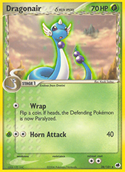 Dragonair δ EX Dragon Frontiers Pokemon Card
