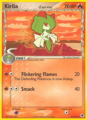 Kirlia δ EX Dragon Frontiers Pokemon Card