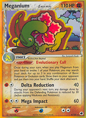 Meganium δ EX Dragon Frontiers Pokemon Card