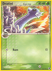 Dratini δ EX Dragon Frontiers Pokemon Card