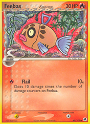 Feebas δ EX Dragon Frontiers Pokemon Card