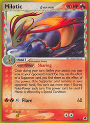 Milotic δ EX Dragon Frontiers Pokemon Card
