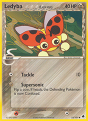 Ledyba δ EX Dragon Frontiers Pokemon Card
