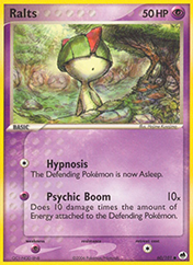 Ralts EX Dragon Frontiers Pokemon Card
