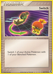 Switch EX Dragon Frontiers Pokemon Card