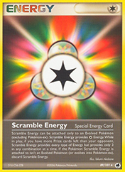 Scramble Energy EX Dragon Frontiers Pokemon Card