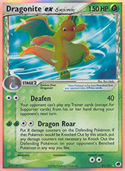 Dragonite ex δ EX Dragon Frontiers Pokemon Card