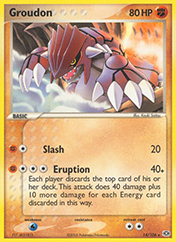 Groudon EX Emerald Card List